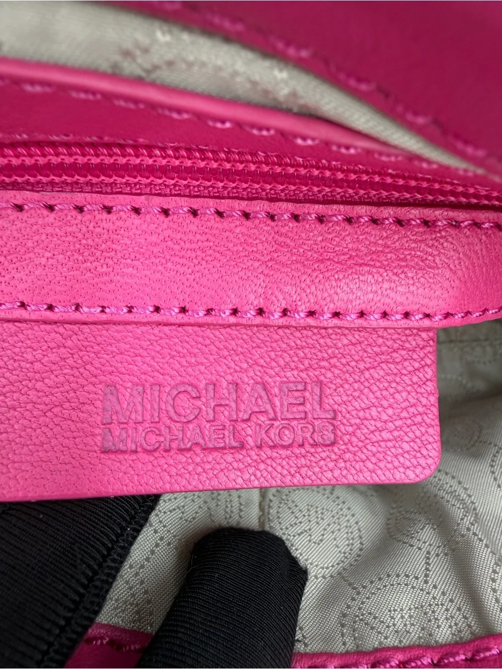 Michael Kors Hamilton Quilt Small Flap Leather Chain Bag Pink